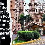 Near Manila Airport, Mailz Homez Cozy 2 Bedroom Condo, Full Kitchen, Swimming Pool, Wifi, 4R